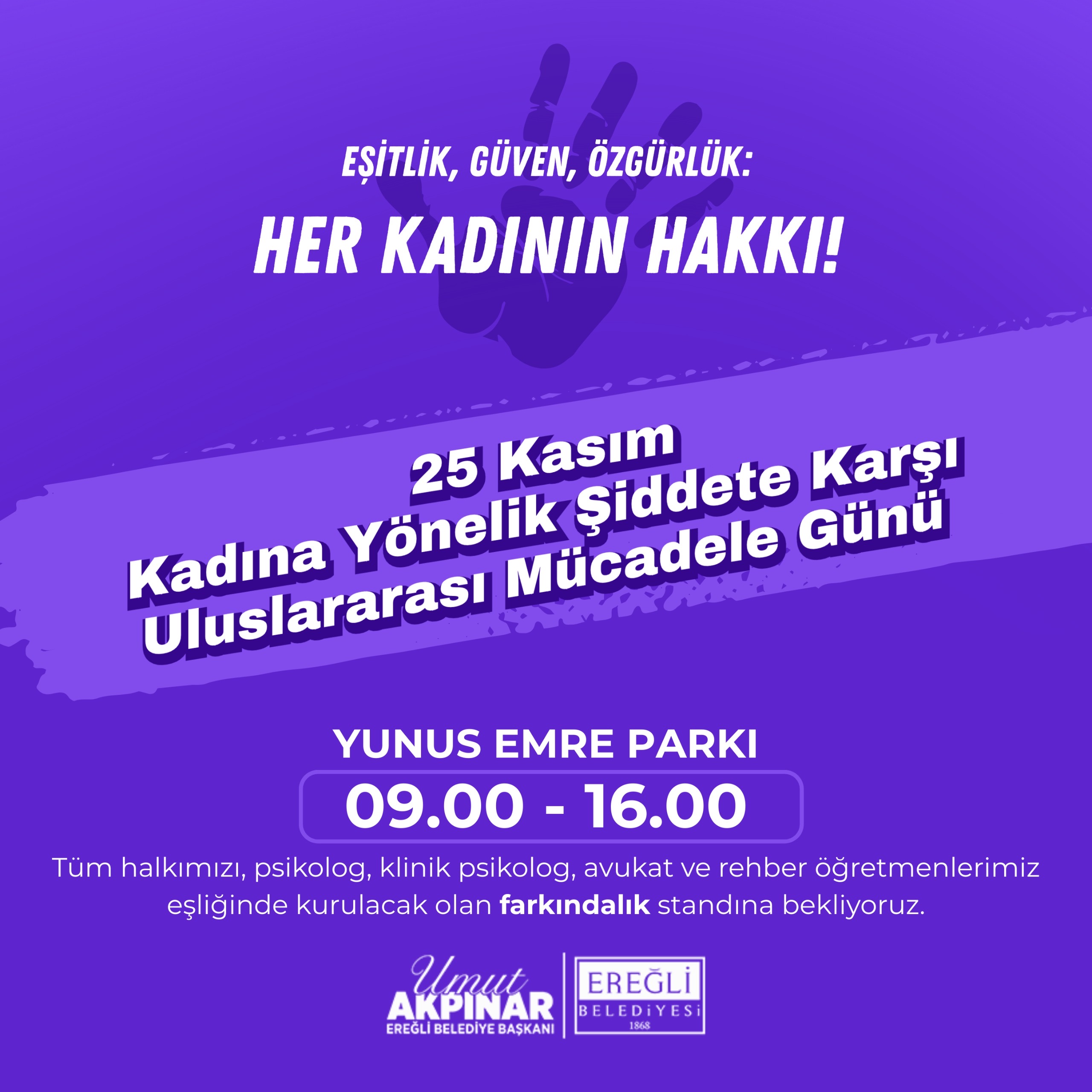 Kadına Yönelik Şiddete Karşı Uluslararası Mücadele Günü