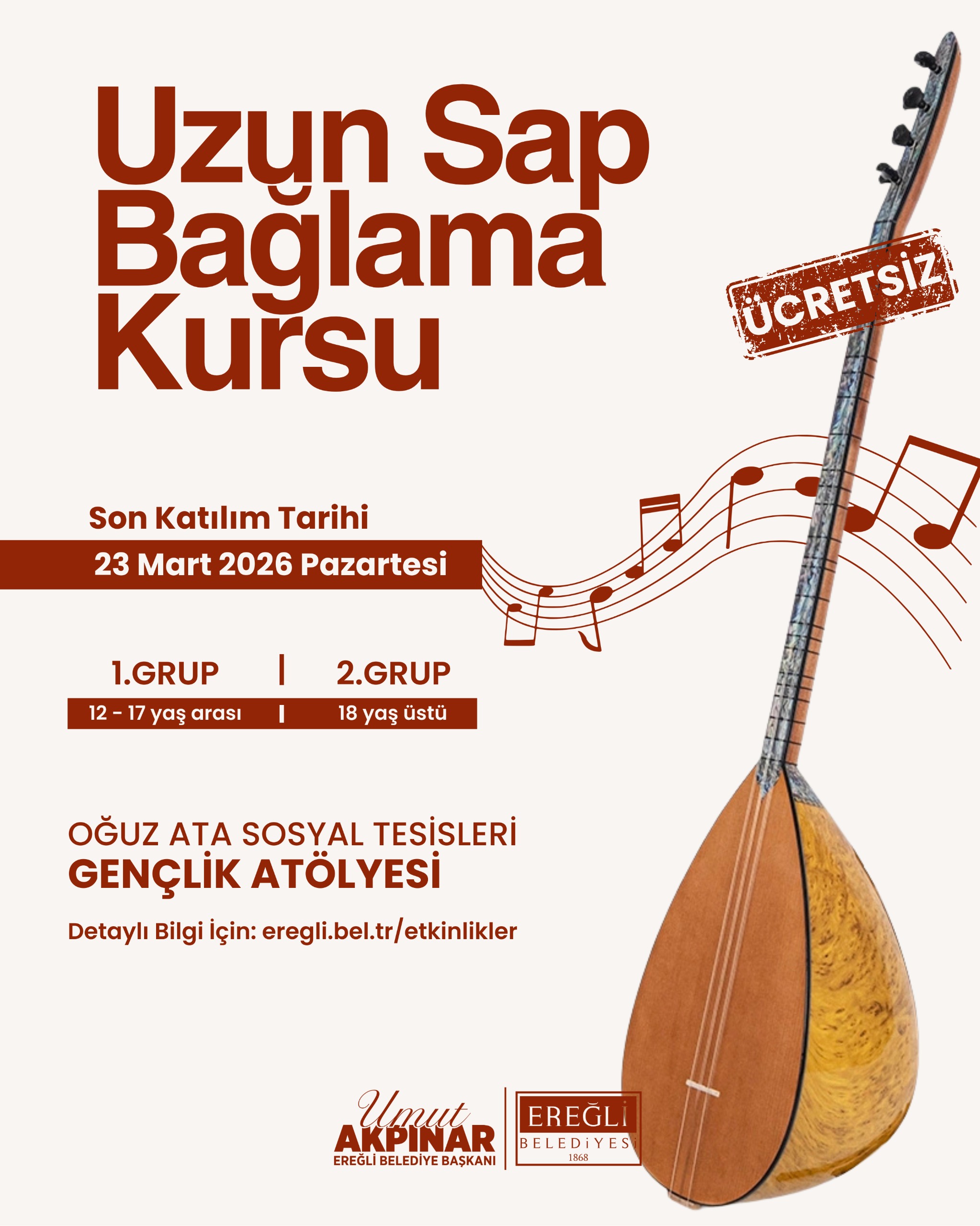 Uzun Sap Bağlama Kursu