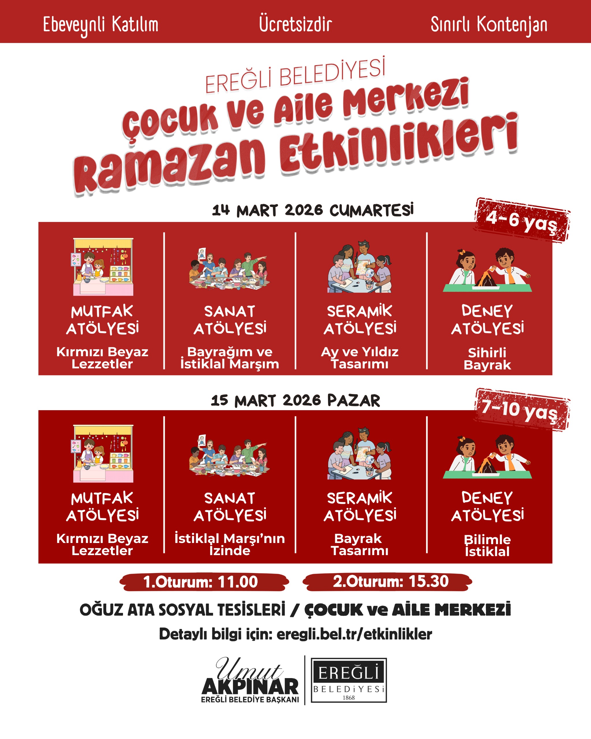 Çocuk Aile Merkezi Ramazan Etkinlikleri