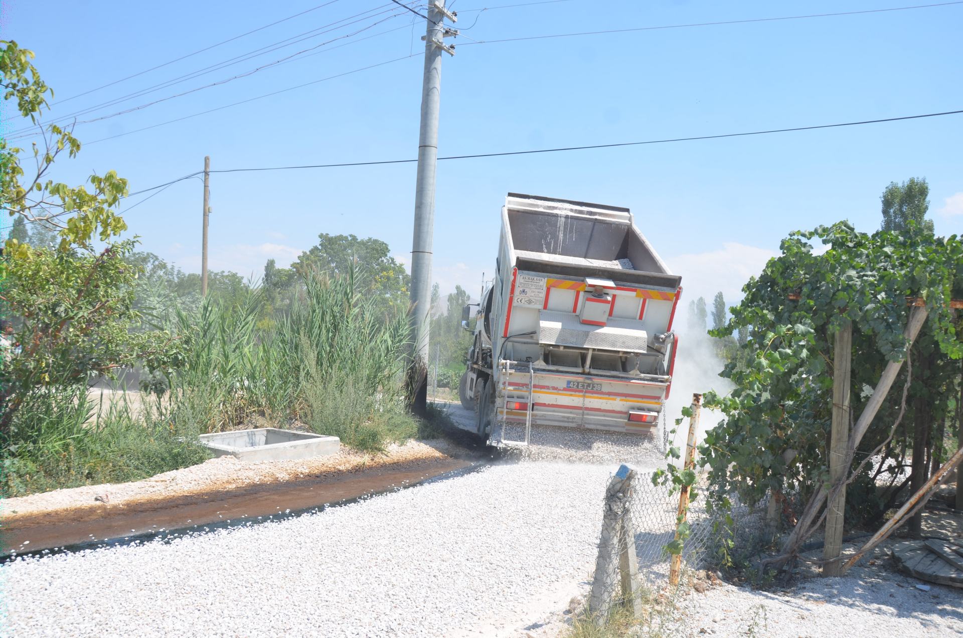 Ereğli Belediyesi Asfalt Çalışmalarına Hacımemiş’te Soğuk Asfaltla Devam Etti