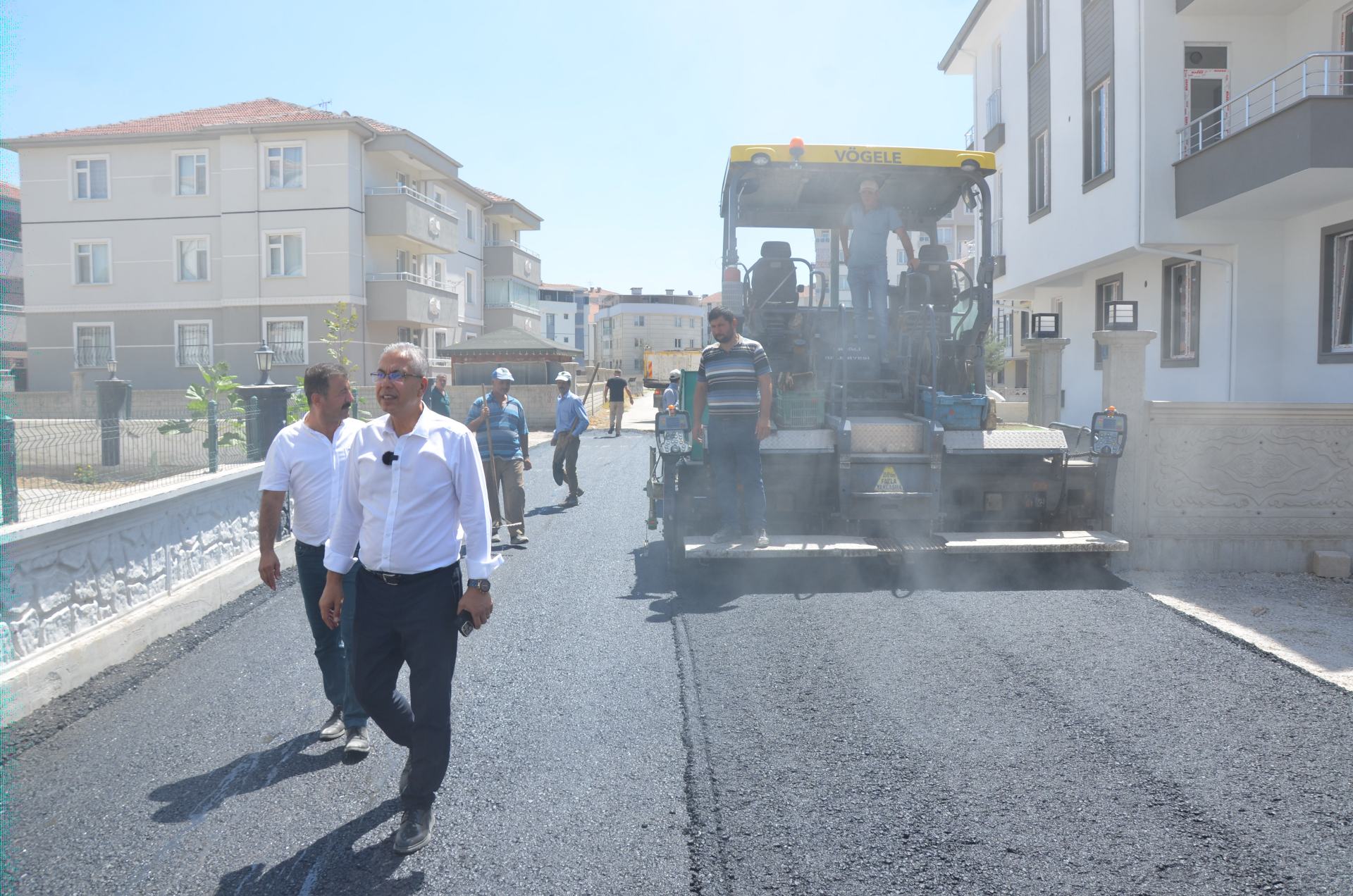Ereğli Belediyesi Sıcak Asfaltta Yoğun Mesaiye Devam Ediyor