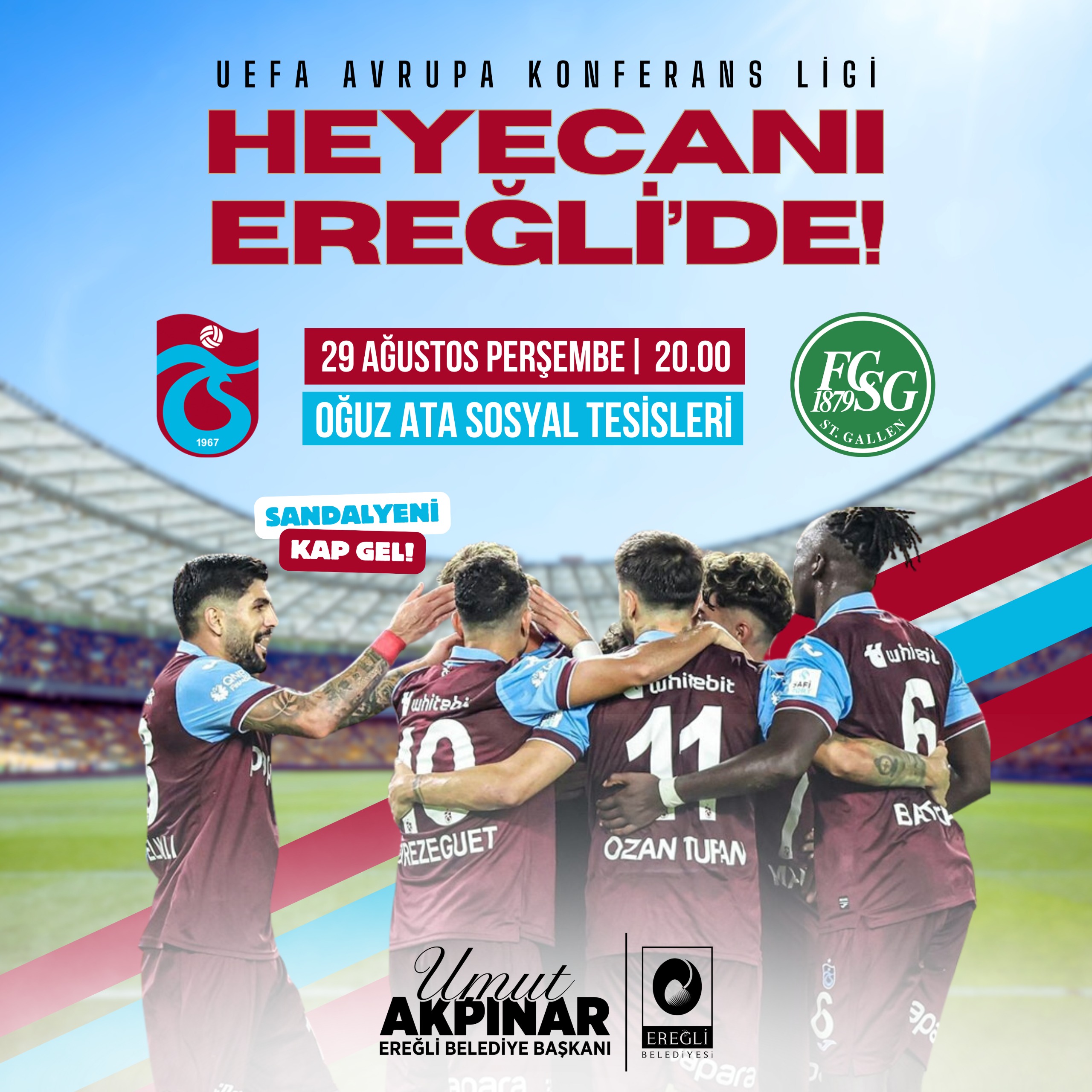 Trabzonspor'un Avrupa Konferans Ligi Play Off Maçı