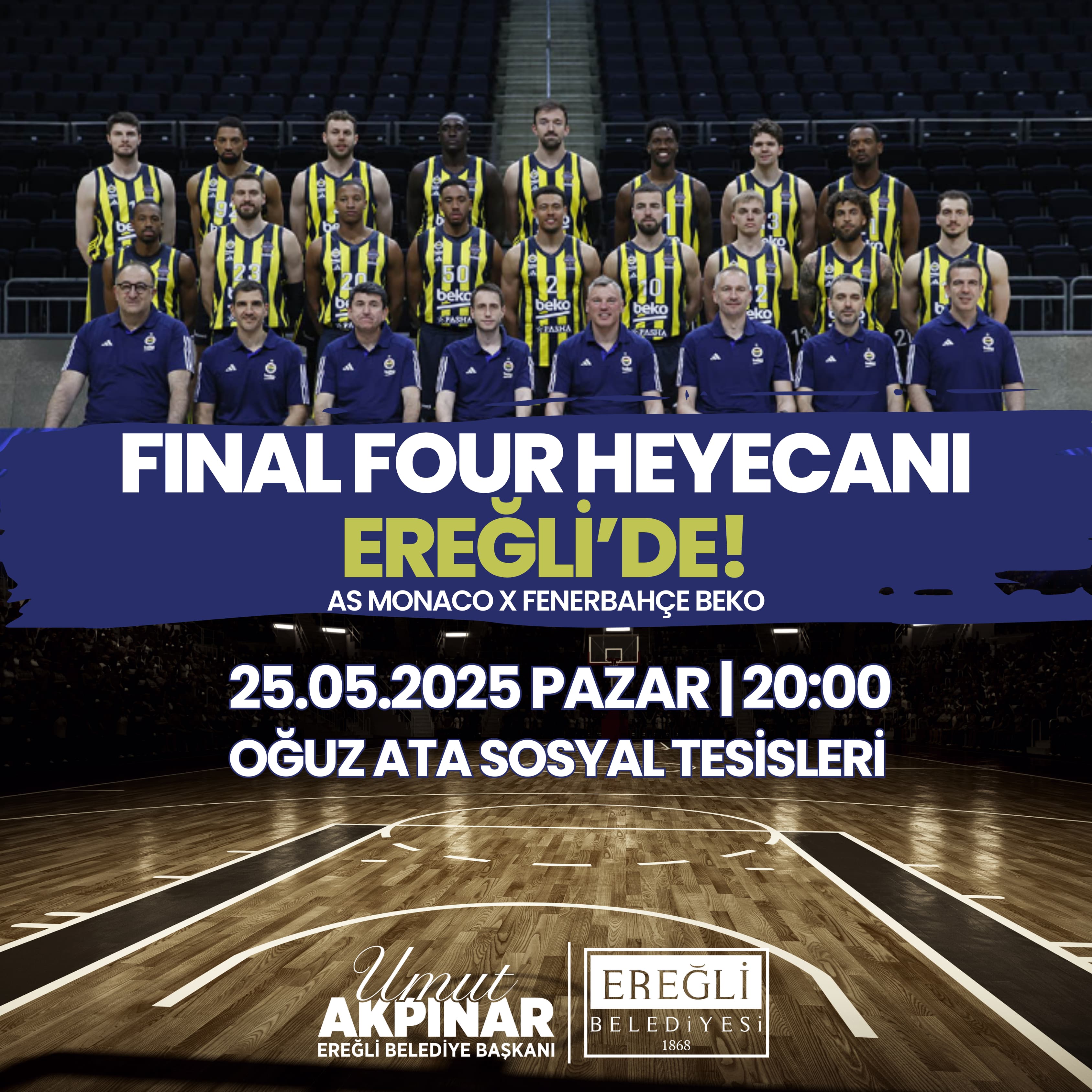 Final Four Heyecanı Ereğli' de