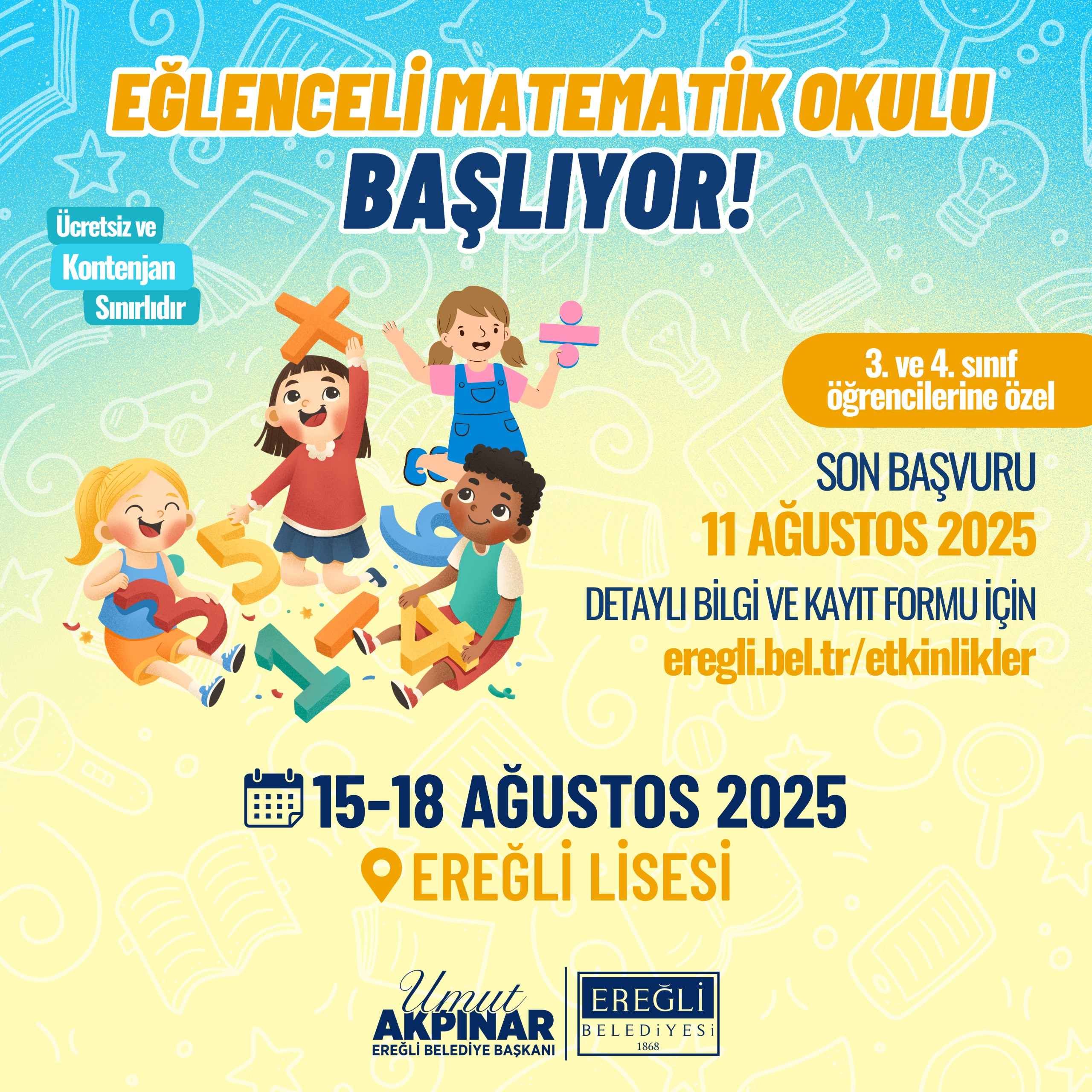 Eğlenceli Matematik Okulu Başlıyor...