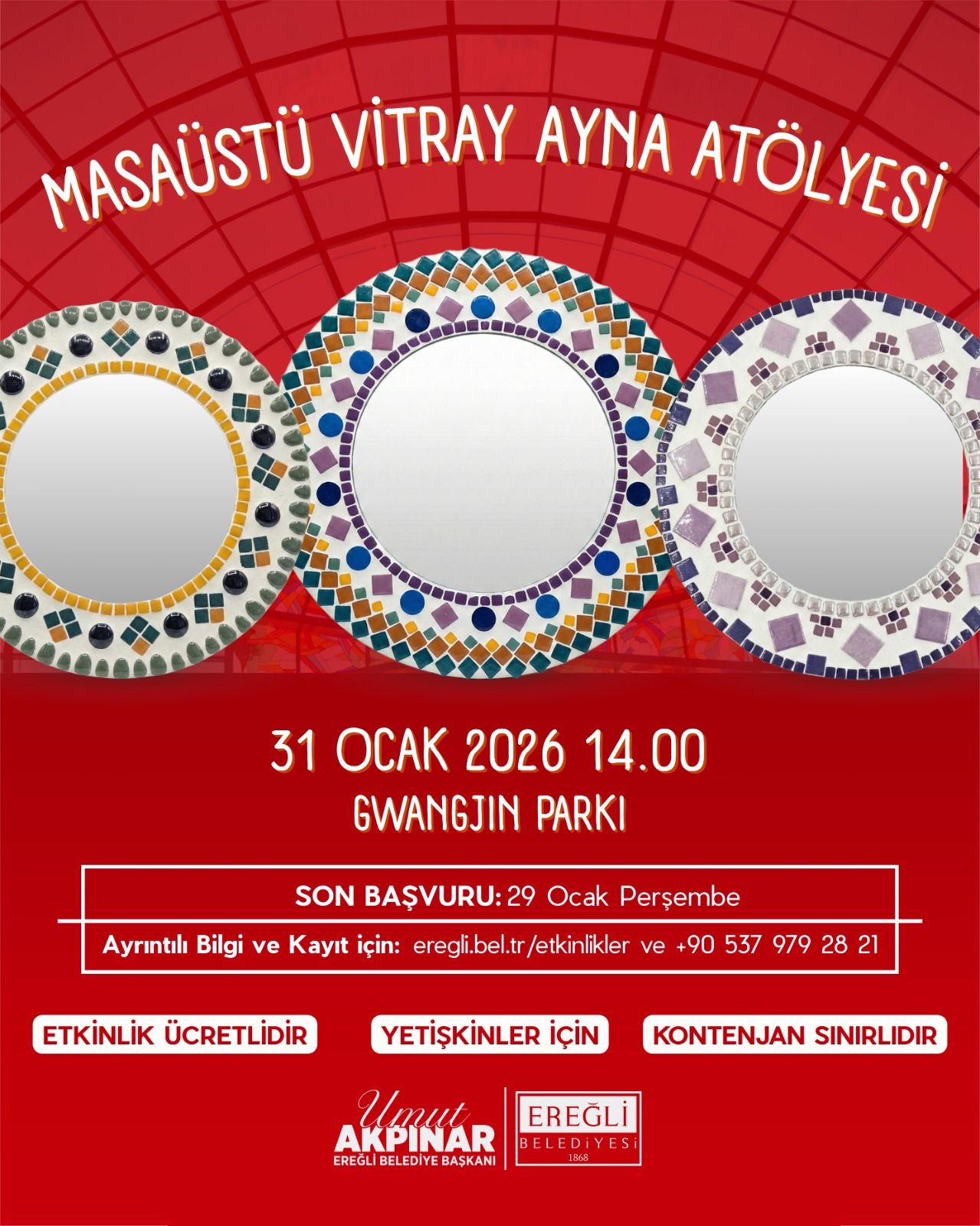 Masaüstü Vitray Ayna Atölyesi