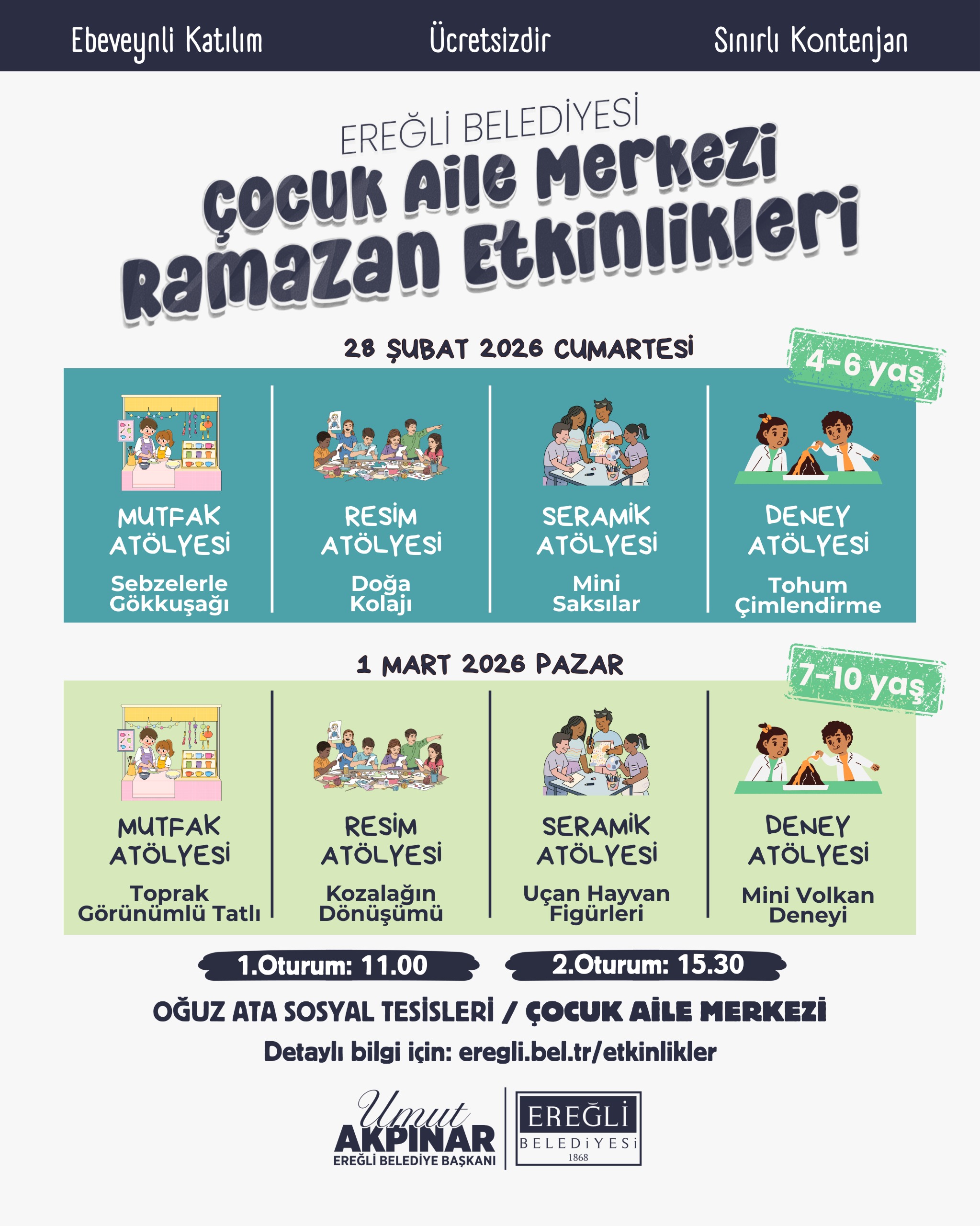 Çocuk Aile Merkezi Ramazan Etkinlikleri