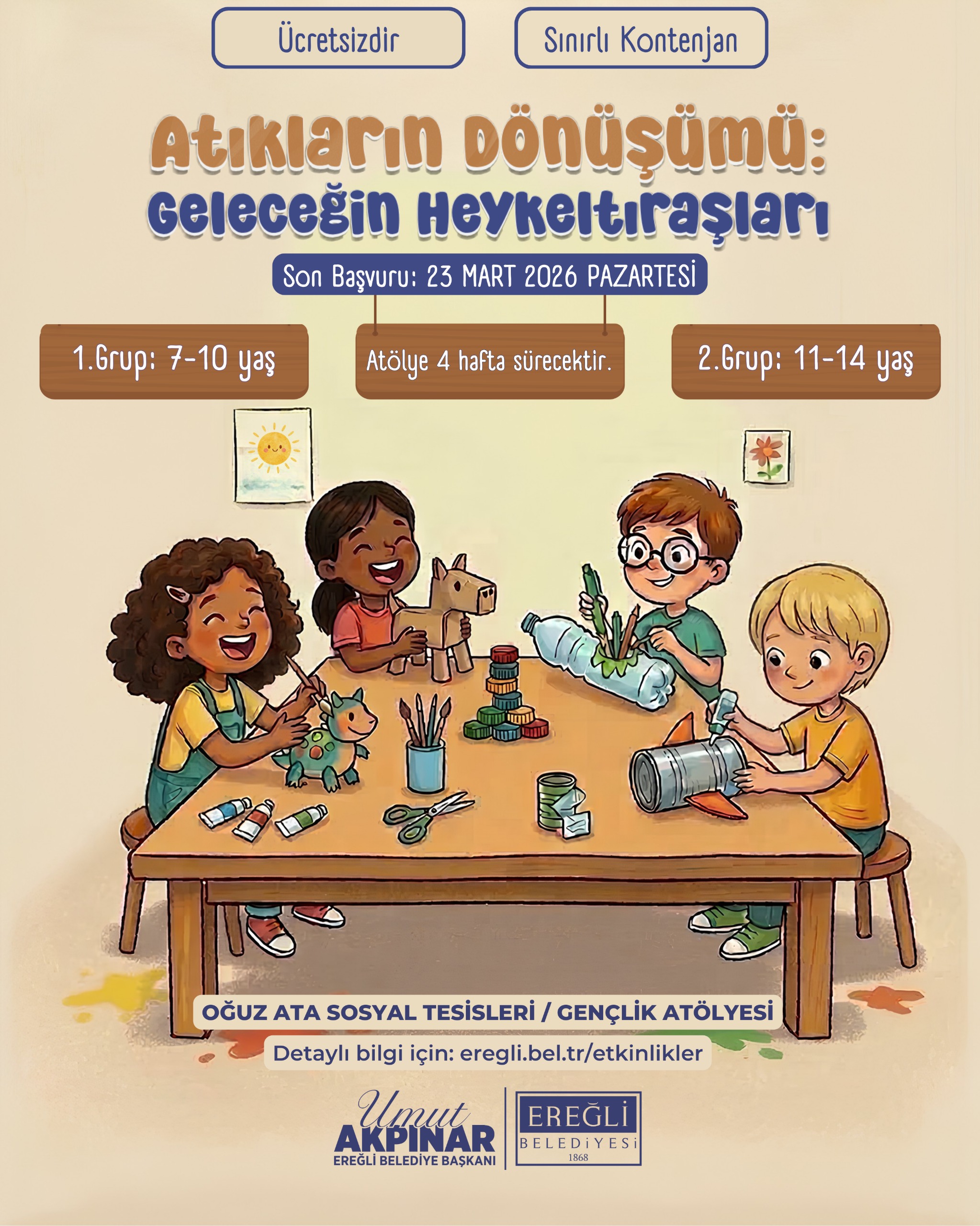 Geleceğin Heykeltıraşları Atölyesi