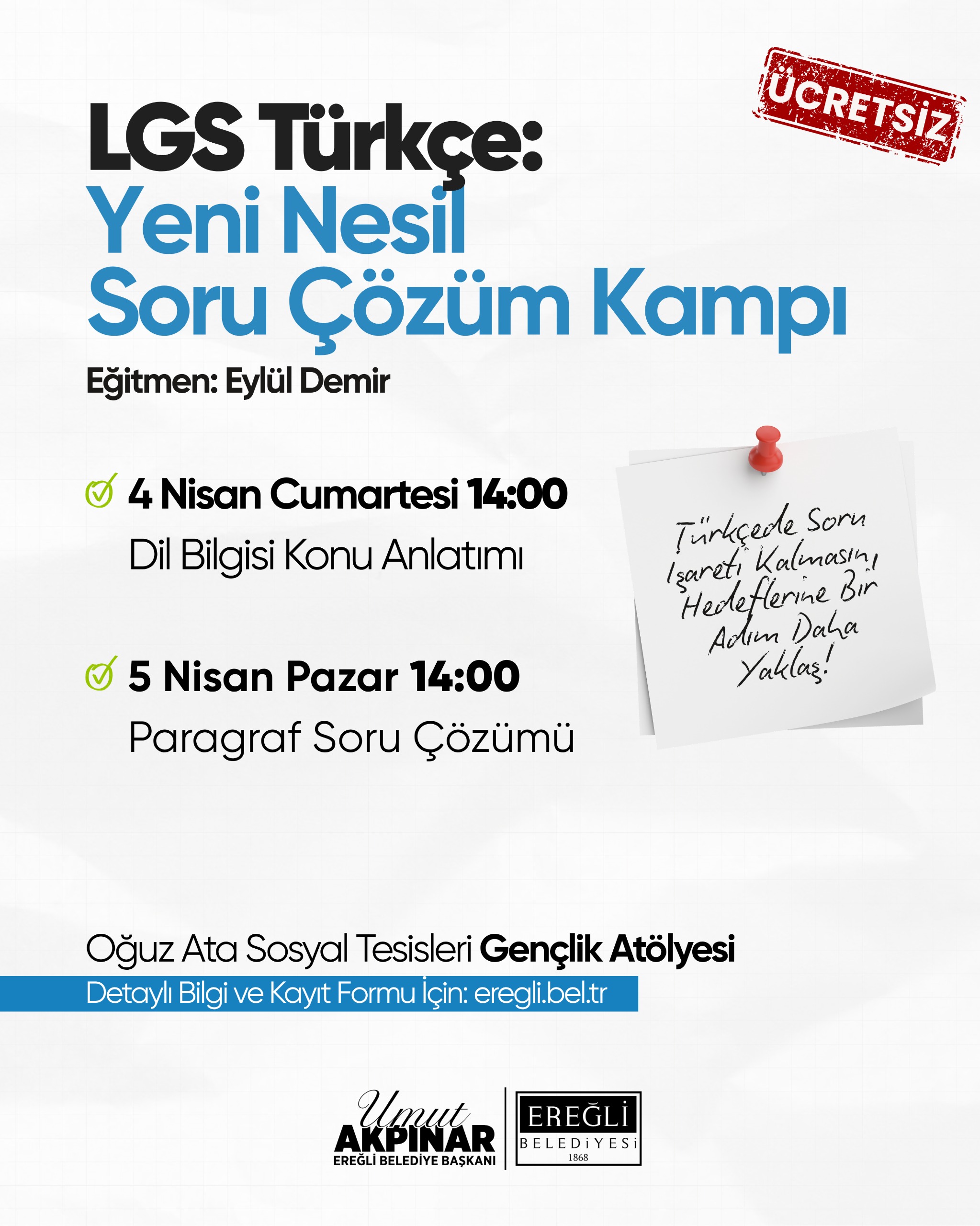 LGS Türkçe Yeni Nesil Soru Çözüm Atölyesi