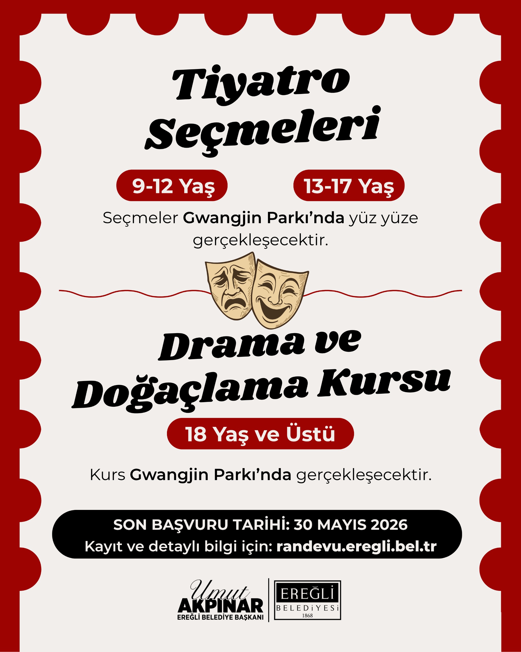 Tiyatro Seçmeleri Başvuruları Başladı!